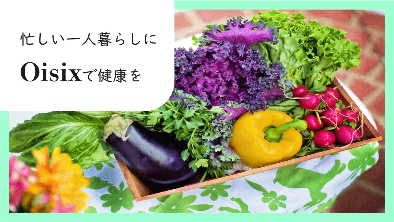 【体験談】忙しい一人暮らしにはOisixがおすすめ！短時間で野菜たっぷりの食生活を！